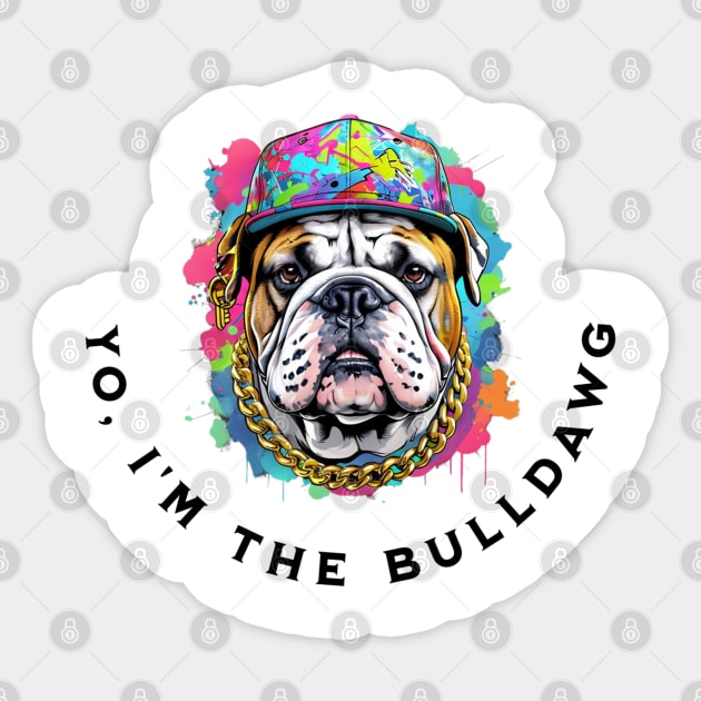 Bulldawg Beats: Droppin' Ruff Rhymes Sticker by Steve